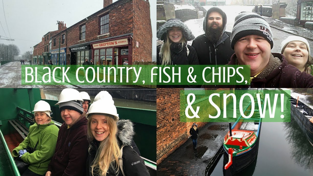 Black Country, Fish & Chips, & SNOW?! Ft. Mark & Debbie | England Vlog #19