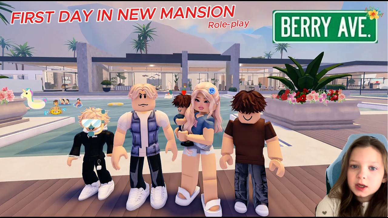 Первый день в новом особняке | Обновление Берри-авеню! Ролевая игра *ROBLOX