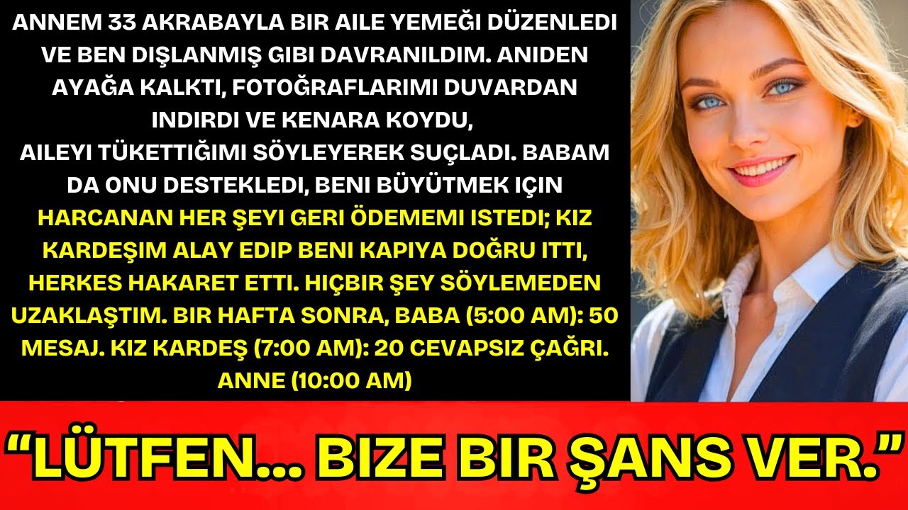 Annem 33 Akraba İçin Aile Yemeği Düzenledi Ve Beni Yok Saydı