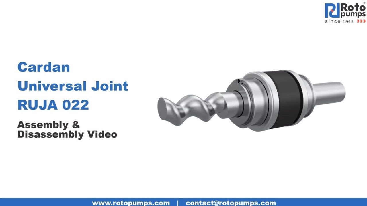 Assembly & Disassembly Video | Cardan Universal Joint | RUJA022