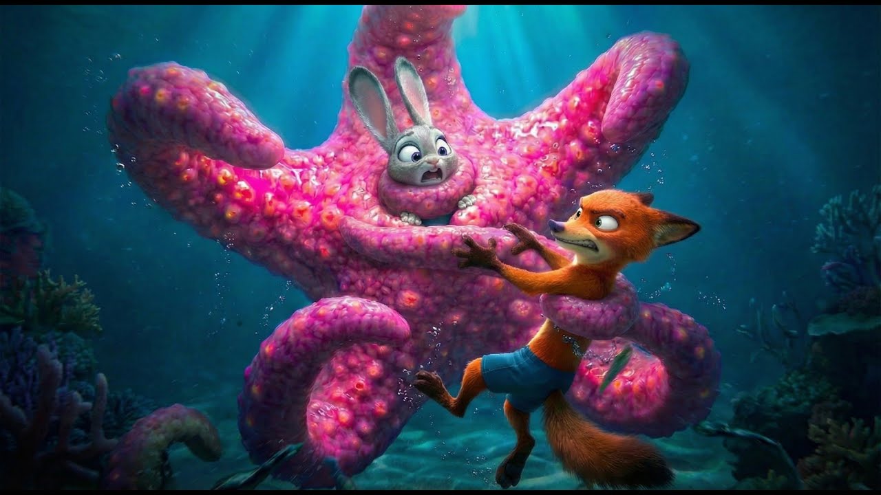 Zootopia 2: Judy TRAPPED by Giant Starfish! 😱 Can Nick Save Judy?
