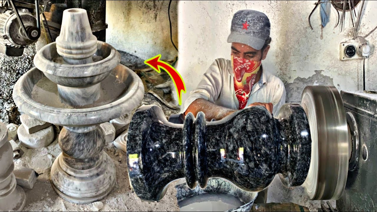 How To Manufacture A water Fountain From Stone in a Local Factory