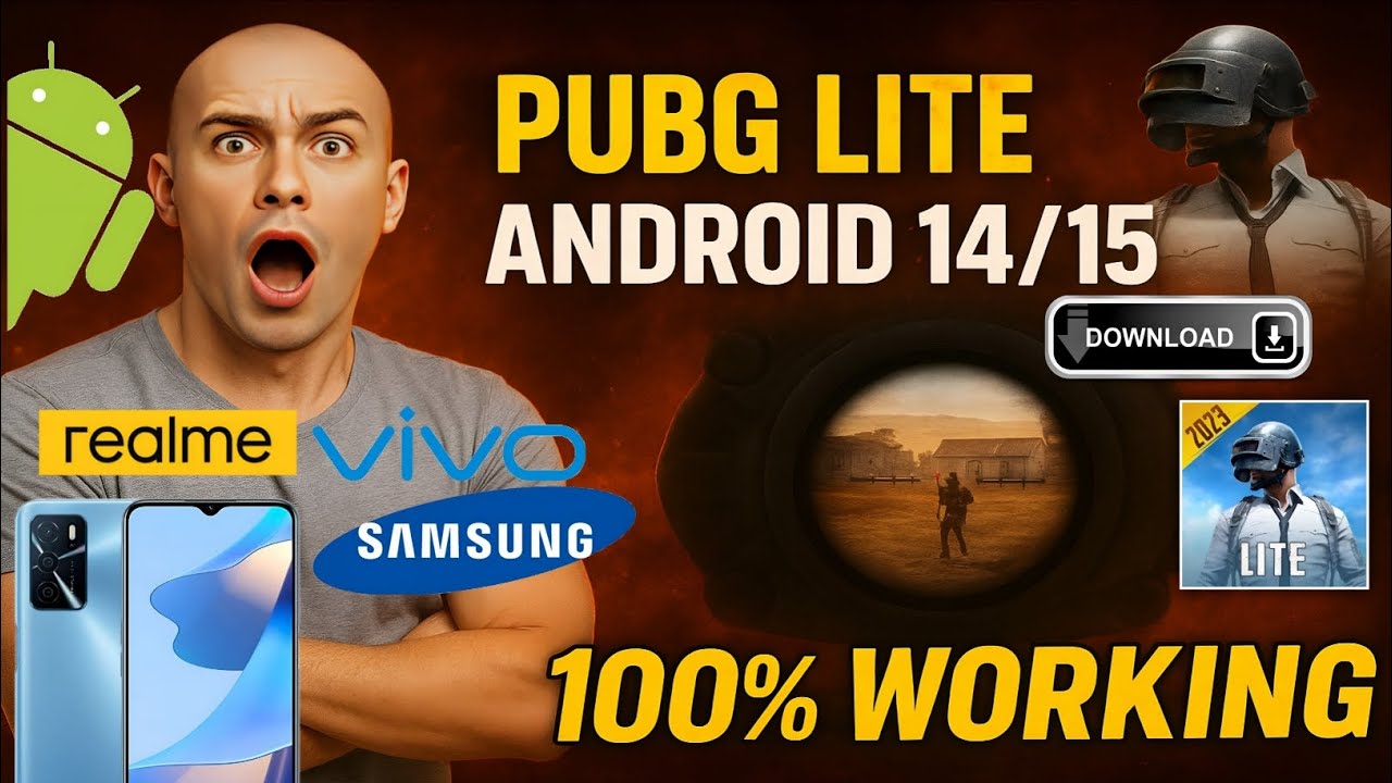 🔥 PUBG Lite Android 14 & 15 Me Kaise Download Kare | 100% Working Method | Easy Steps 2025