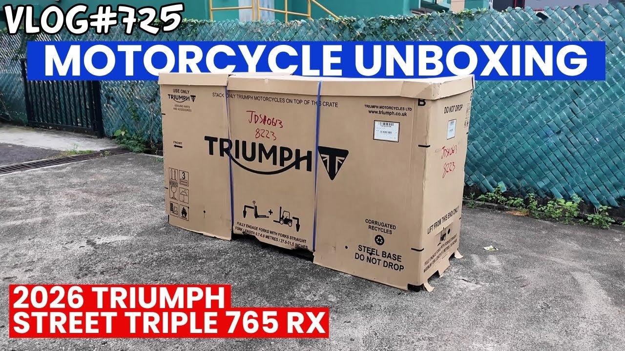 Распаковываем новый мотоцикл Triumph, вдохновленный Moto2.
