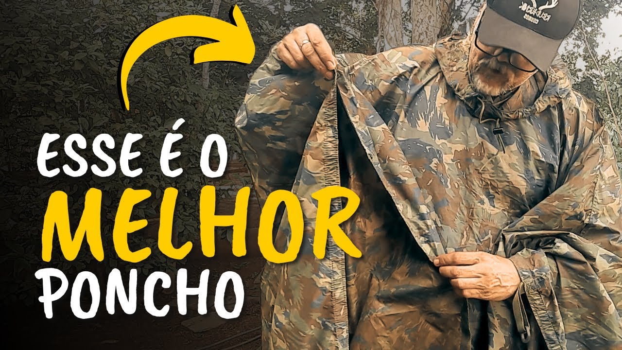 Poncho da Força Aérea Brasileira x Tarp do Exécito Inglês x Poncho do Exército Brasileiro