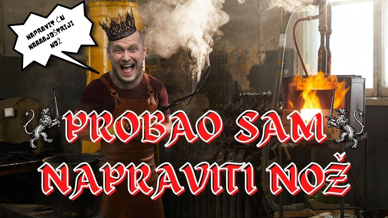 100KAST #7 -  Kako se rade najoštriji noževi u Zagrebu - Hrvatski vatreni kovač Silvio Hrnčir