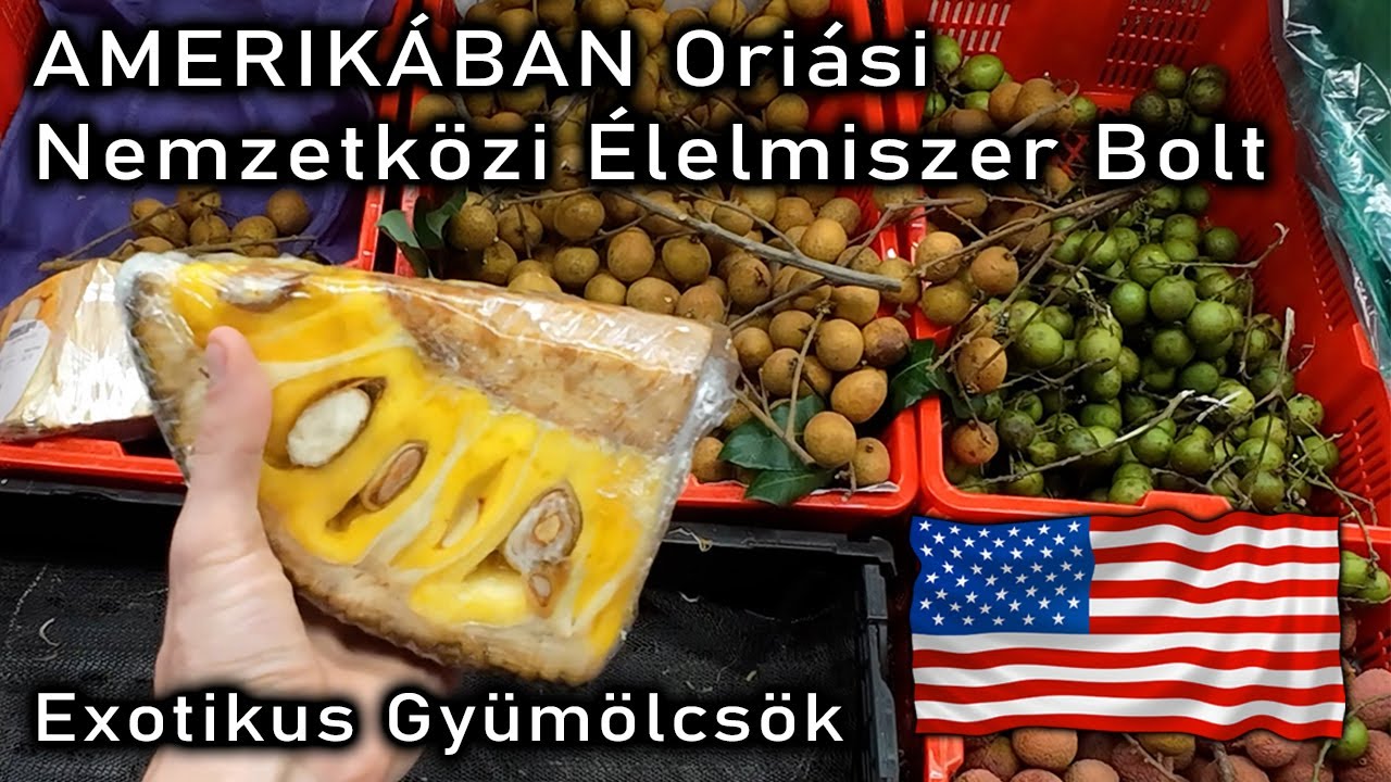Amerikában Óriási Nemzetkőzi Boltba Megyünk - Gyümölcsök, Csípős Szószok