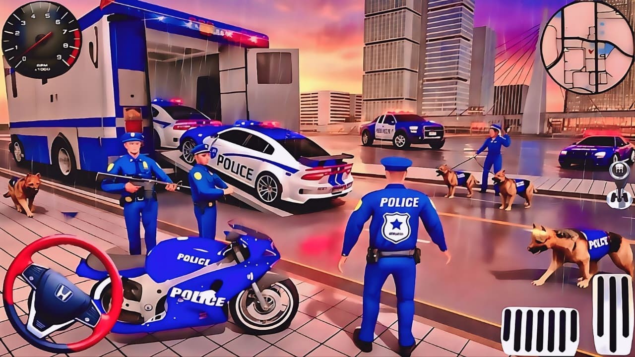 Police Car Chase Simulator 3D Games - Real Cop Duty Police Driving Simulator 2025 - Android Gameplay