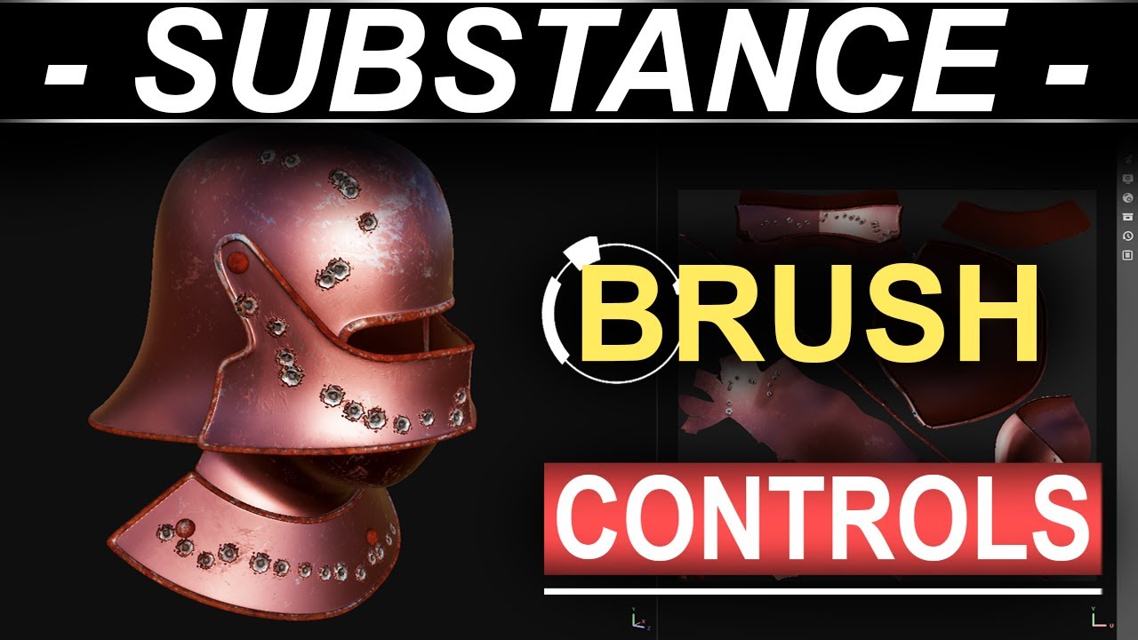 Substance Painter: Управление кистью (КОМПЛЕКСНОЕ)