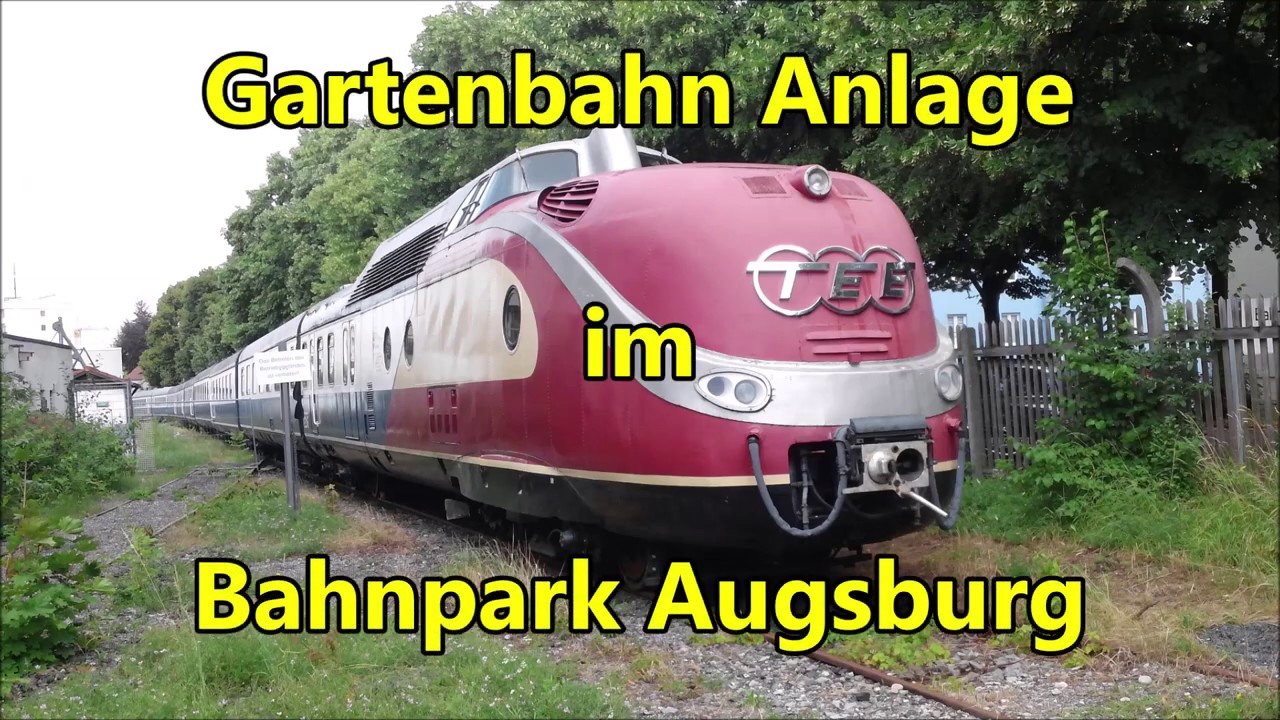 Gro&szlig;e Modelleisenbahn Spur G (Gartenbahn) Show-Anlage im Bahnpark Augsburg (I)