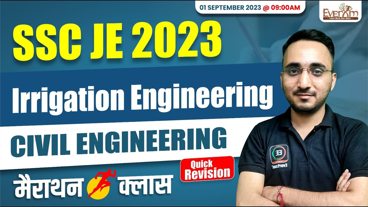 Irrigation Engineering Marathon Class | SSC JE 2023 | Civil Engineering Quick Revision | Avnish Sir