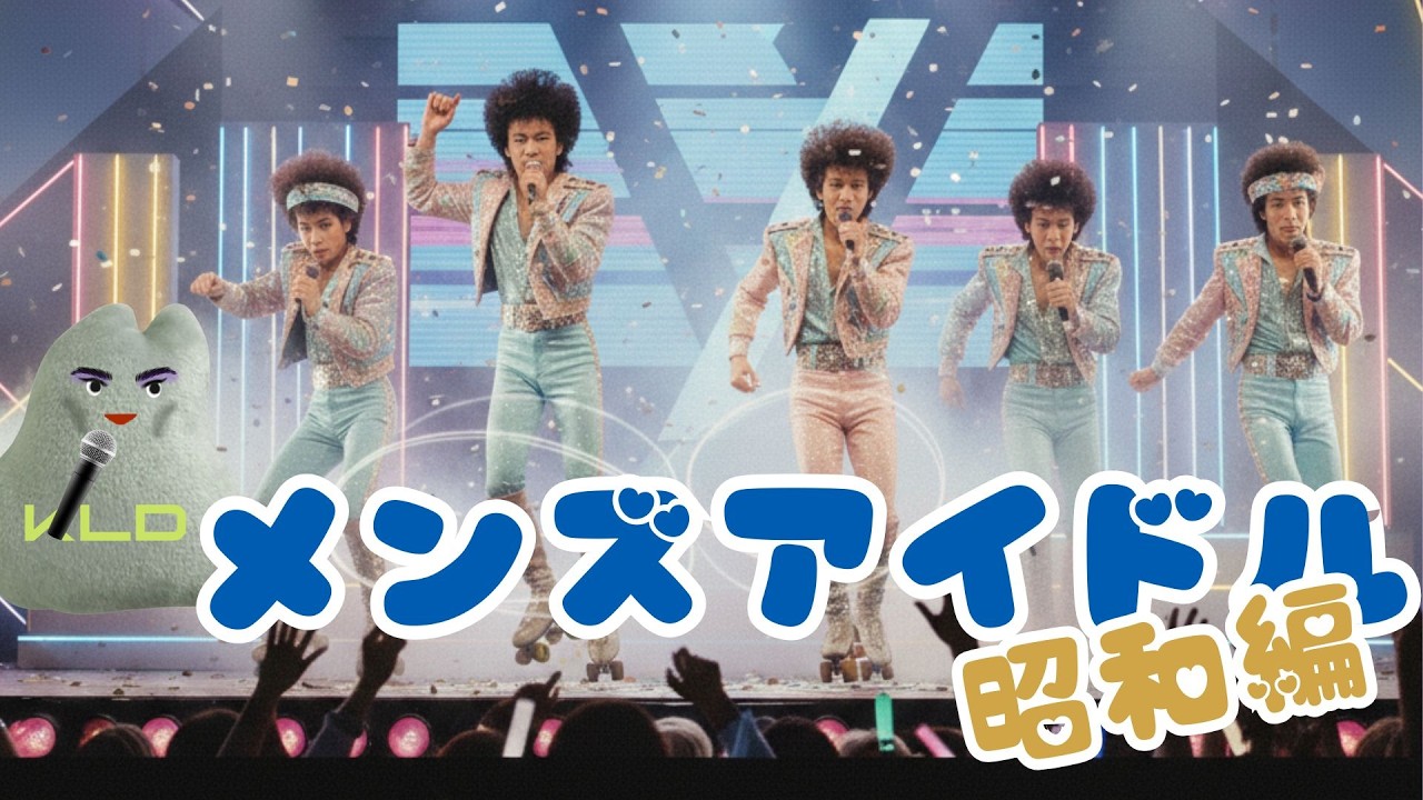 男性アイドルのファッション♡昭和編