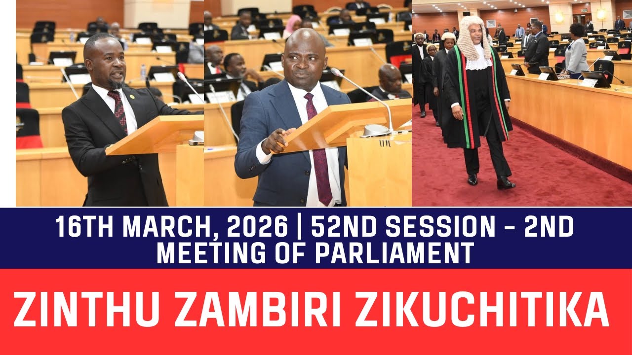 PARLIAMENT OF MALAWI MEETING - A MALAWI TAONANI ZOMWE ZIKUCHITIKA UKU| 16 MARCH 2026 LIVE TODAY