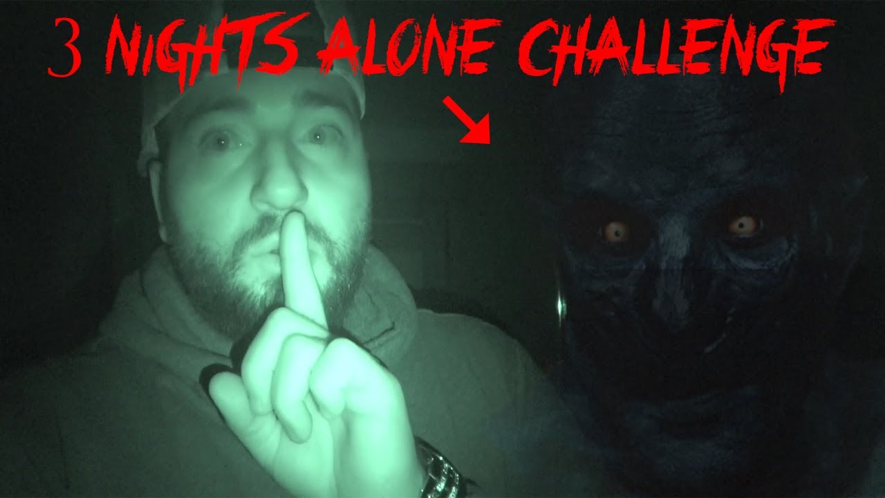 GONE WRONG! ALONE IN A HAUNTED HOUSE FOR 3 days CHALLENGE!