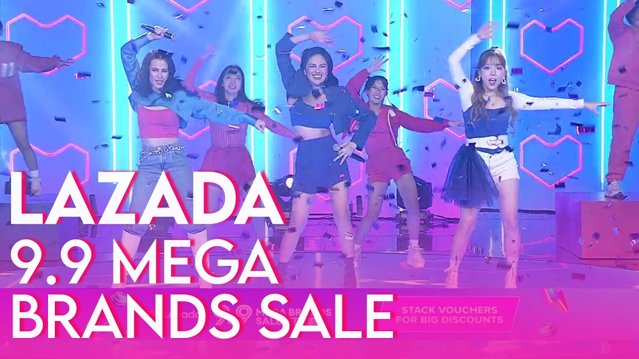 Julie Anne San Jose, Dasuri Choi, and Valeen Montenegro on a Tiktok dance relay?! | Lazada 9.9