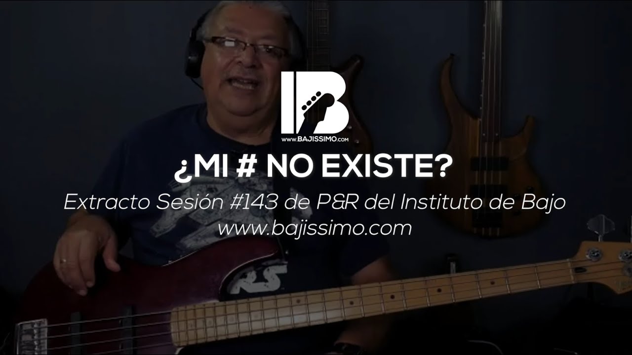 ¿El Mi # (sostenido) no existe? 🤔 🎶  - Instituto de Bajo