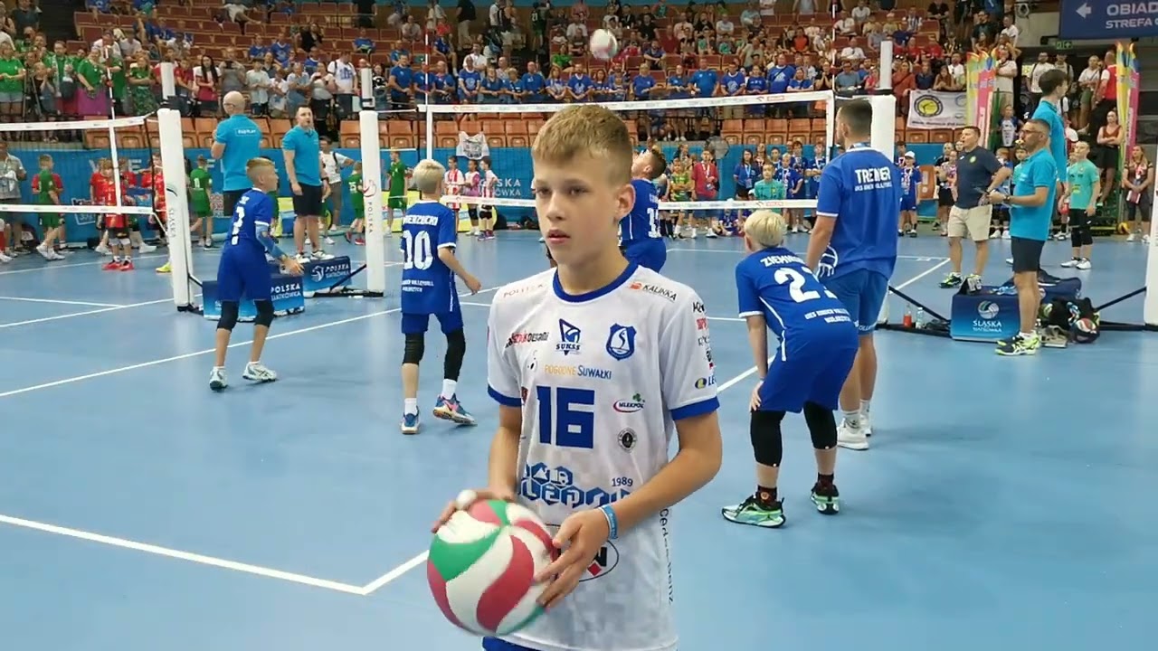 Finał Mistrzostw Polski 2025 UKS KINDER VOLLEYBALL - Mińsk Mazowiecki 1set