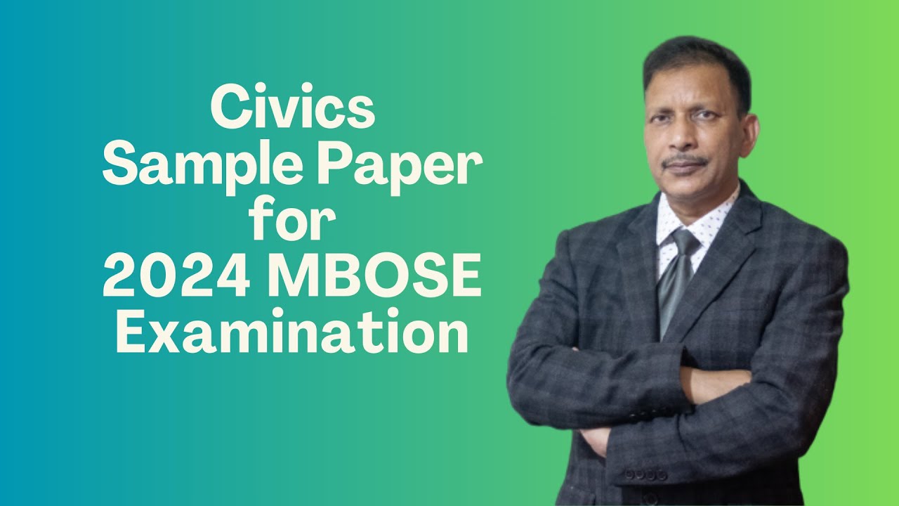 MBOSE Class 10 Sample Questions (Civics) for 2024