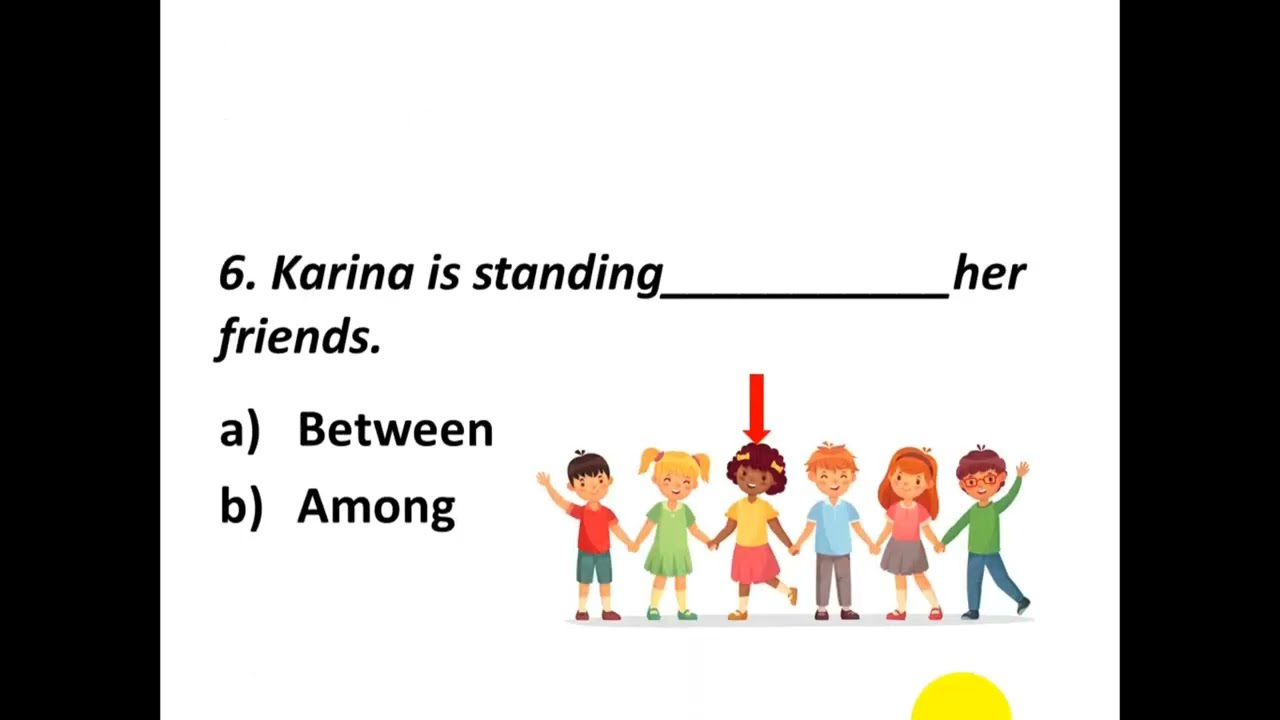Between & among quiz #generalEnglish #QuizForKids
