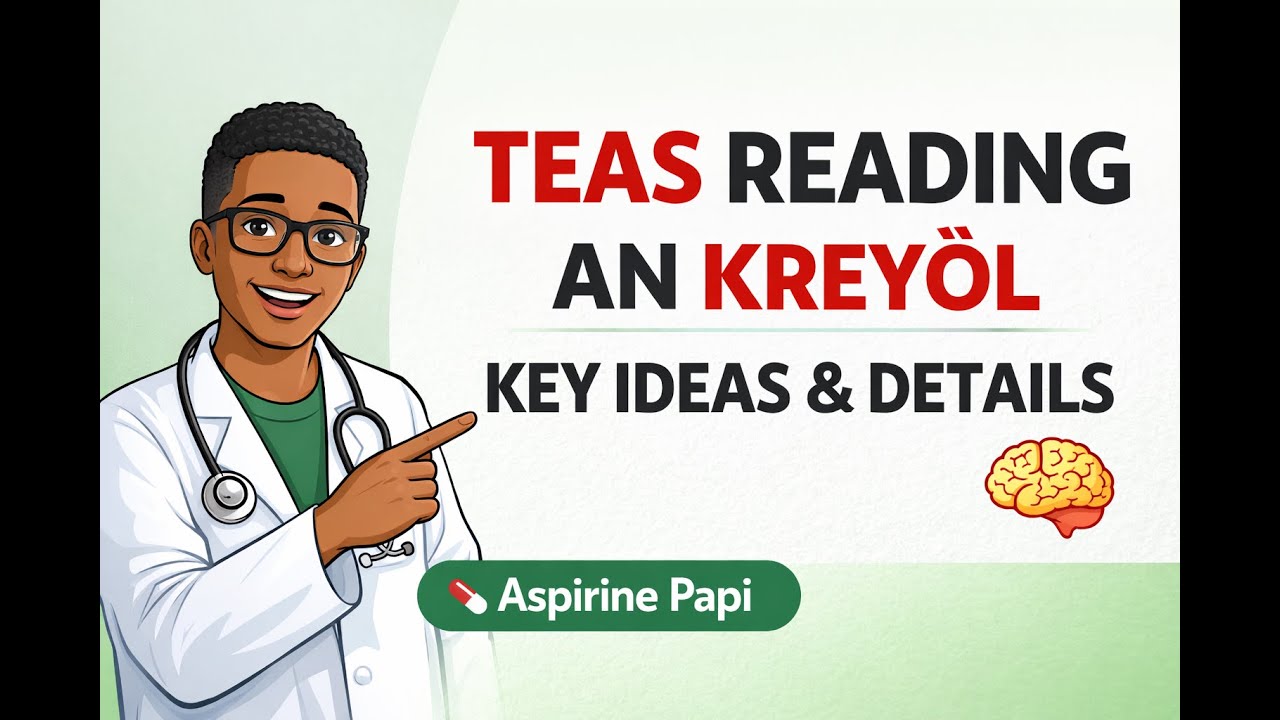 Aspirine Reading #atiteas an Kreyòl | Key Ideas and Details (UNIT 1.1)