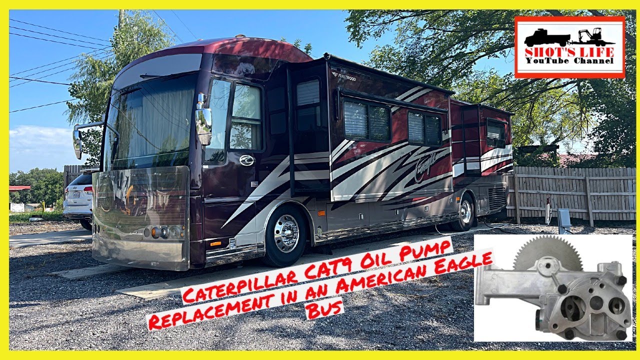 Caterpillar CAT9 Oil Pump Replacement in a RV | 2005 American Eagle | EPS17 | Shots Life