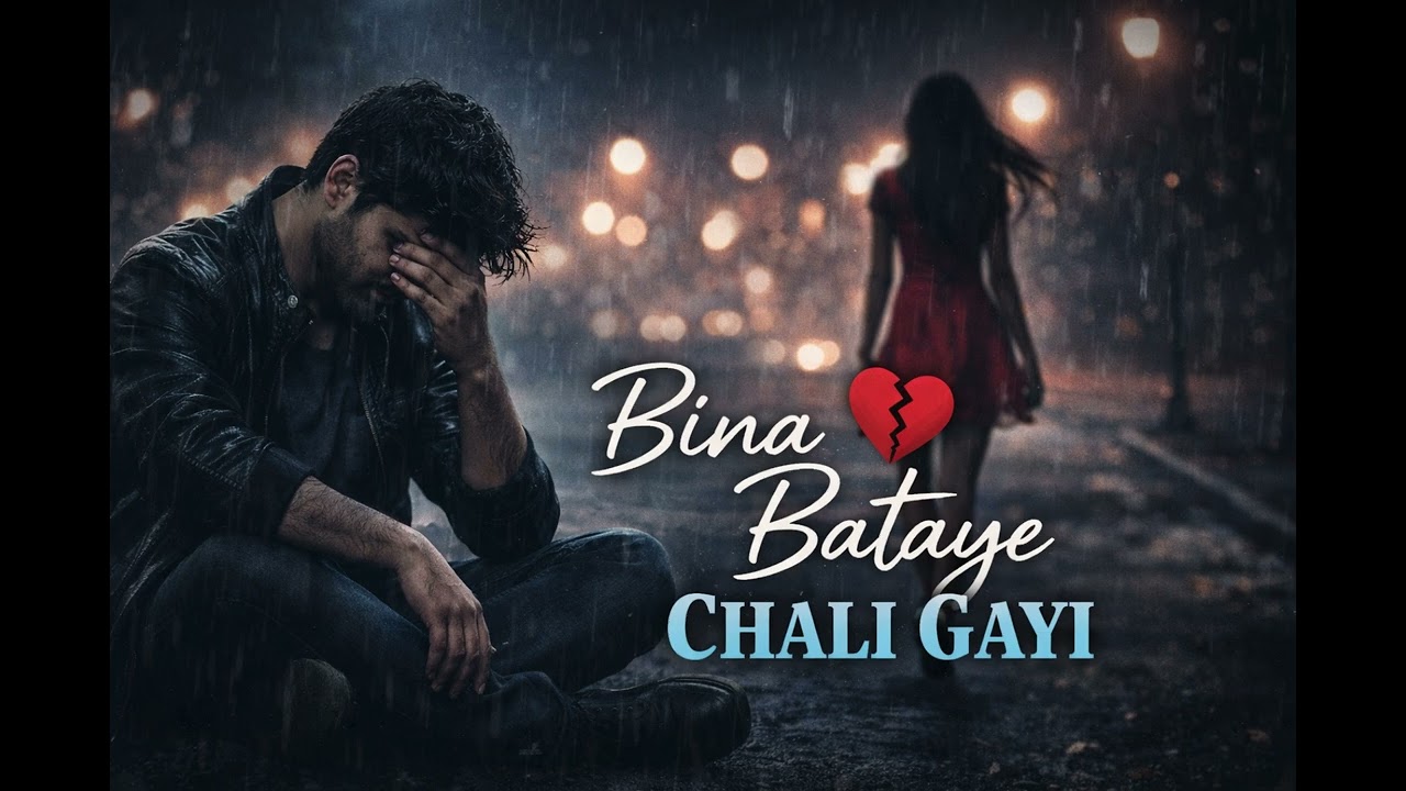 Bina Bataye Chali Gayi 💔🥀 | Heart Touching Sad Song 2026 | Emotional Breakup Song | Deep Pain Lyrics