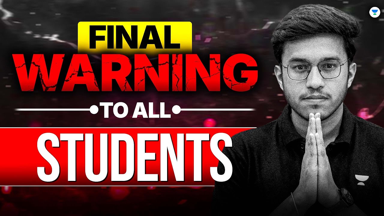 Final Warning To All CA Students! | CA Foundation | Aditya Shivhare