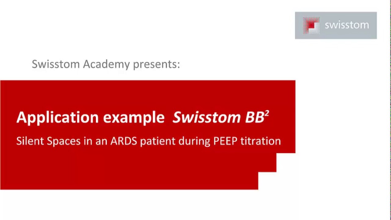 Silent Spaces in an ARDS patient during PEEP titration, 3 July 2017