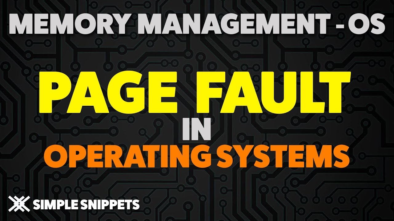 Page Faults & Page Fault Handling in Operating Systems | Page Fault Numerical Example | Thrashing