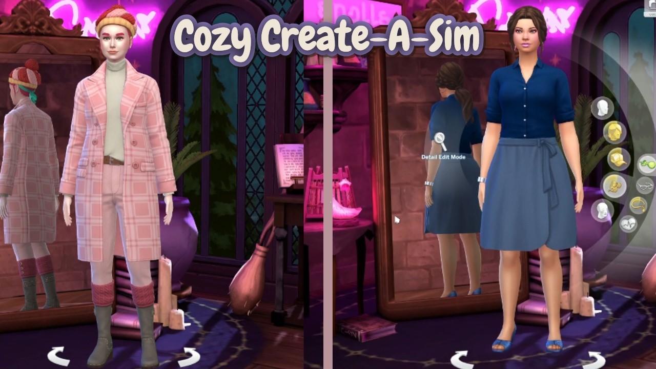 Cozy Create-A-Sim 🌿 | Nanny & Maid | The Sims 4 CAS | No Commentary | Relaxing Gameplay