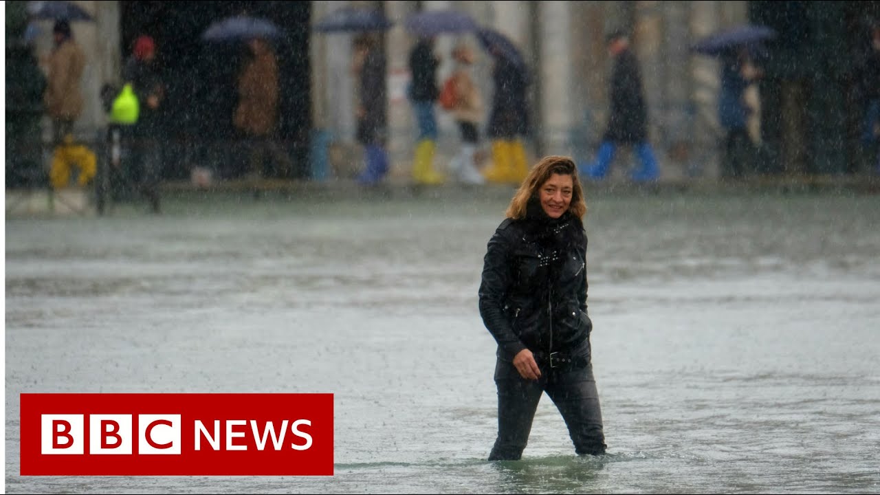 The fight to stop Venice from flooding - BBC News