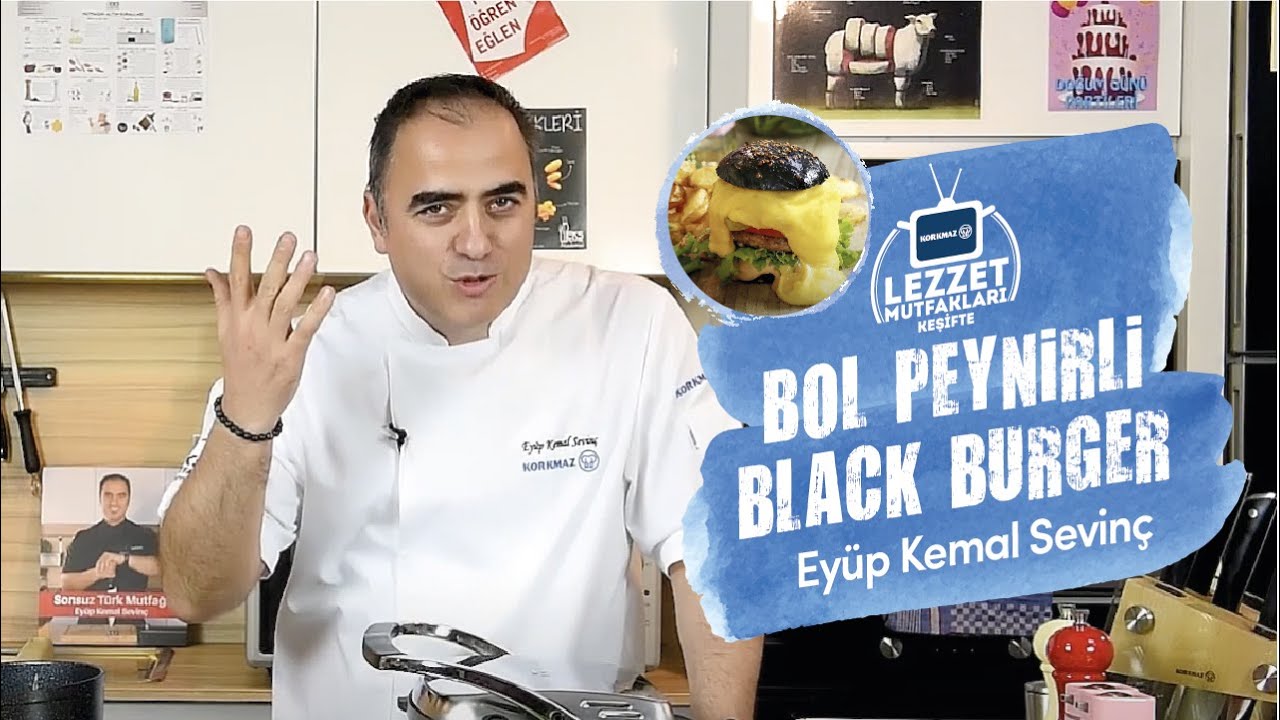 Bol Peynirli Black Burger