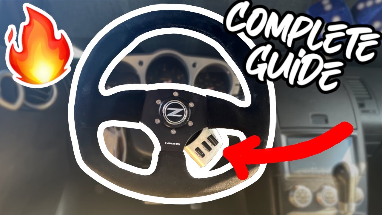 How to Install QUICK RELEASE STEERING WHEEL [+ CRUISE CONTROL RELOCATION]! (350Z)