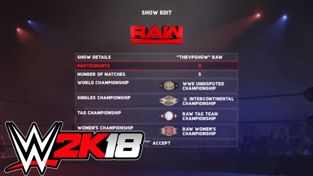 WWE 2K18 UNIVERSE MODE “THE DRAFT” - EPISODE 1