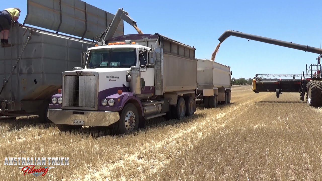 Going for a ride in a Western Star 4800 to deliver Grain to Gladstone Silos, South Australia.