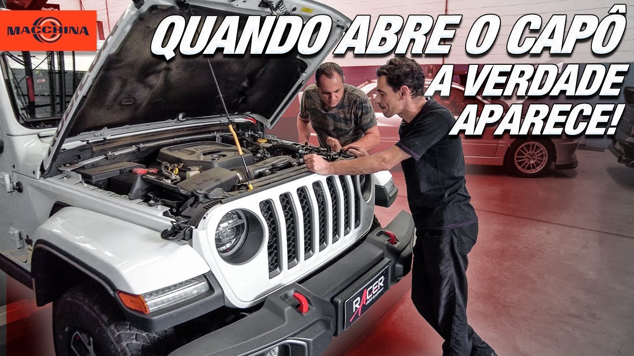 Jeep Wrangler 2.0 turbo avaliado por engenheiro e mecânico! Rubicon na oficina