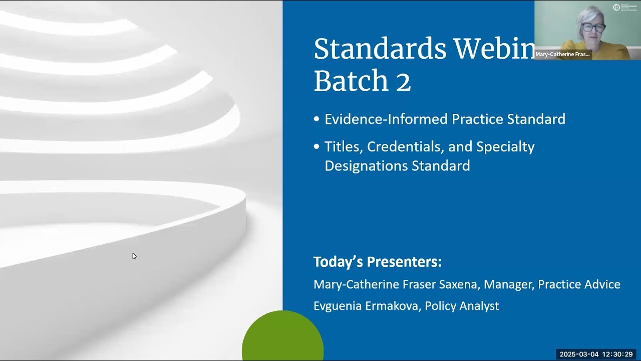 Updated Standards, Your Questions Answered (Group 2)