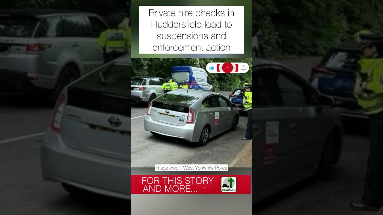 Private hire checks in Huddersfield lead to suspensions and enforcement action
