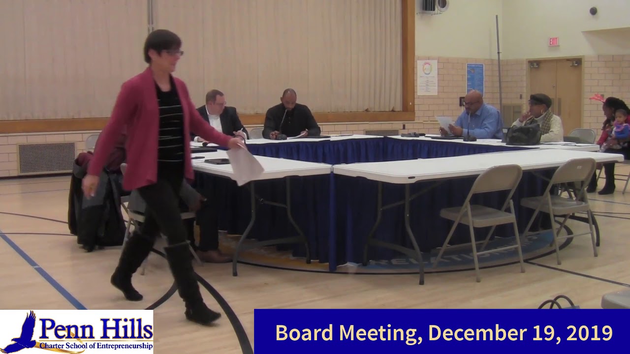 PHCSE Board Meeting, December 2019