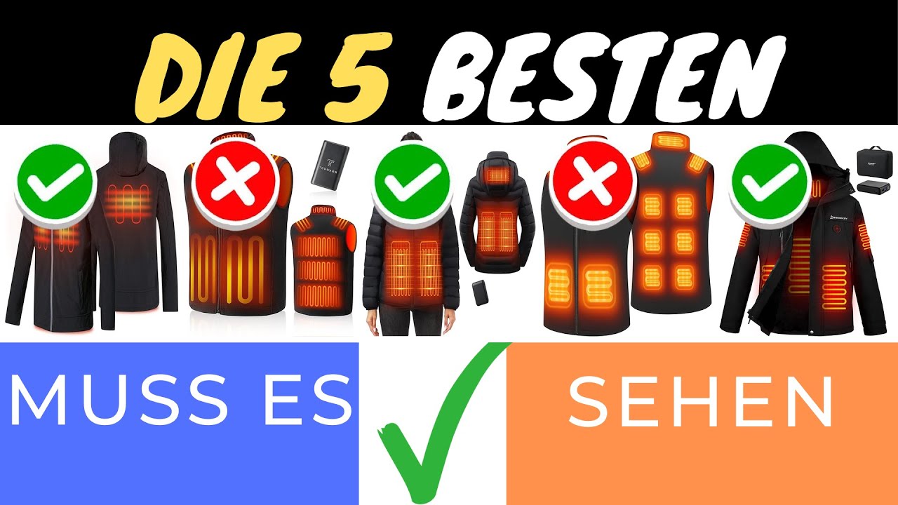 BEHEIZBARE JACKEN IM VERGLEICH 2025 🔥🧥 &ndash; DIE BESTEN 12V MODELLE F&Uuml;R HERREN!