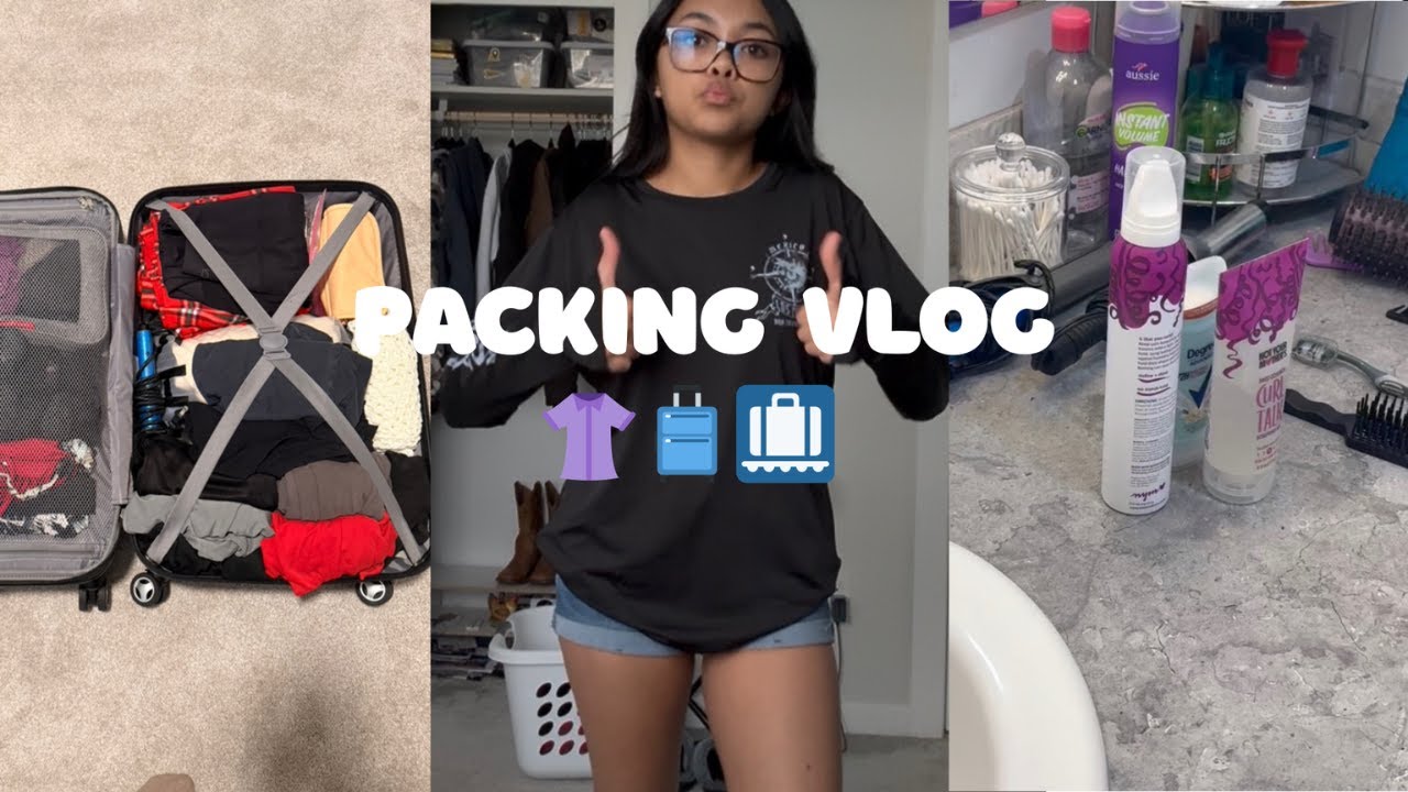 Packing Vlog  | 👚Outfits,🧳Packing,🛄 Travel |