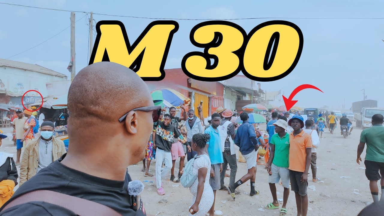 Forte demais para ser ignorado, Mercado do 30 em ANGOLA! 🇦🇴 África 