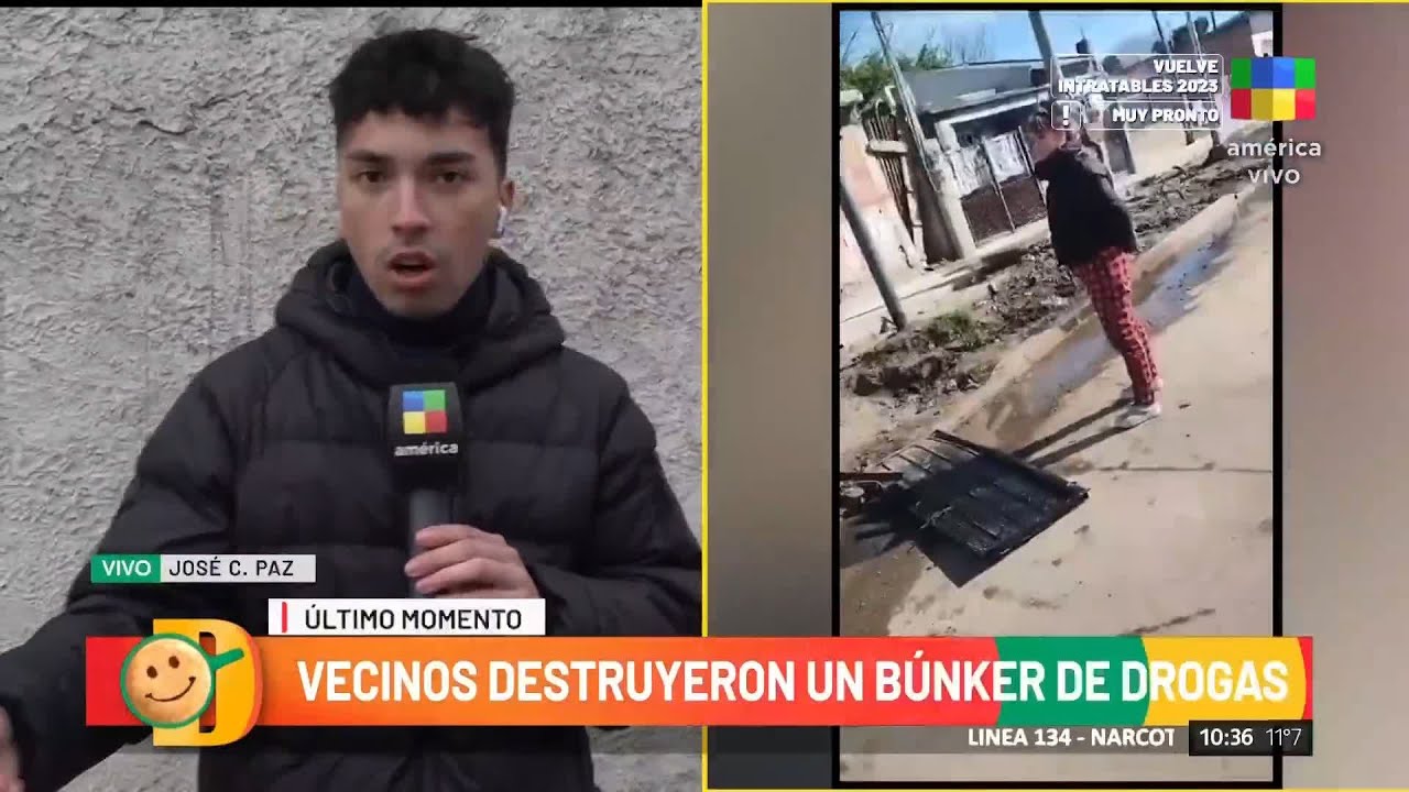 José C. Paz: vecinos destruyeron un búnker de drogas
