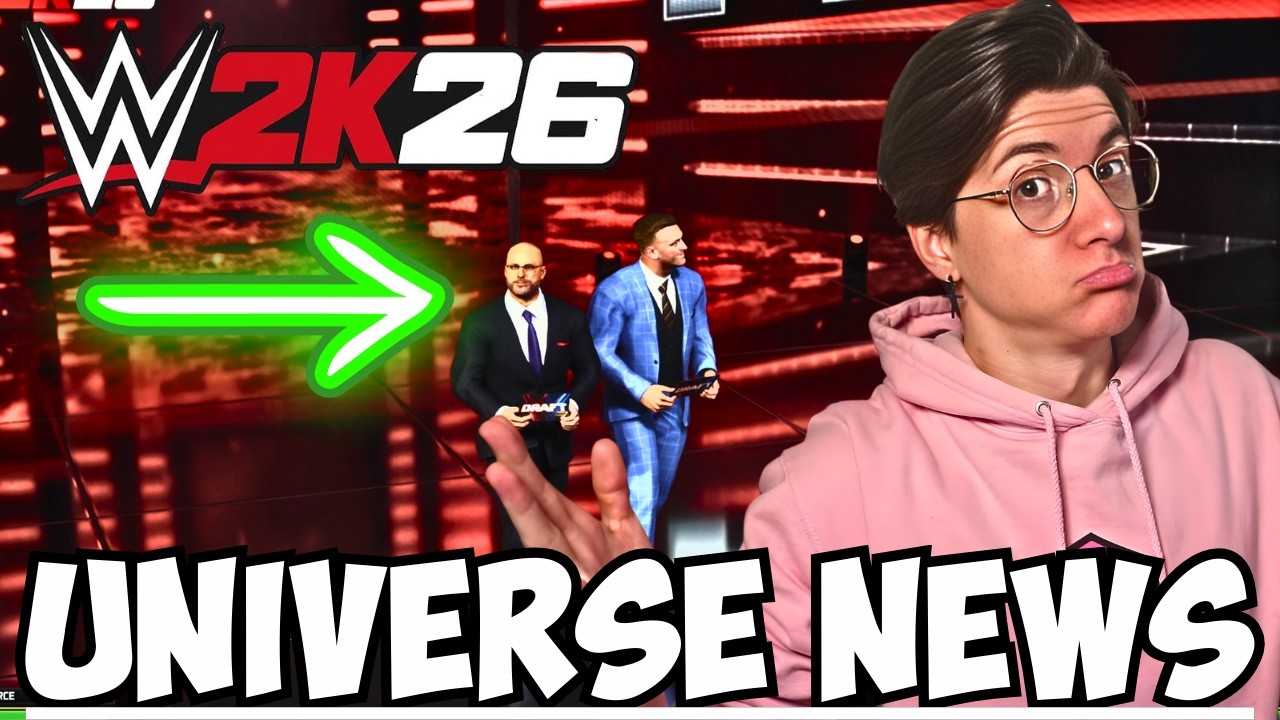 Революция в режиме Universe! WWE 2K26: добавлены драфт, новые промо-ролики и мастер создания перс...
