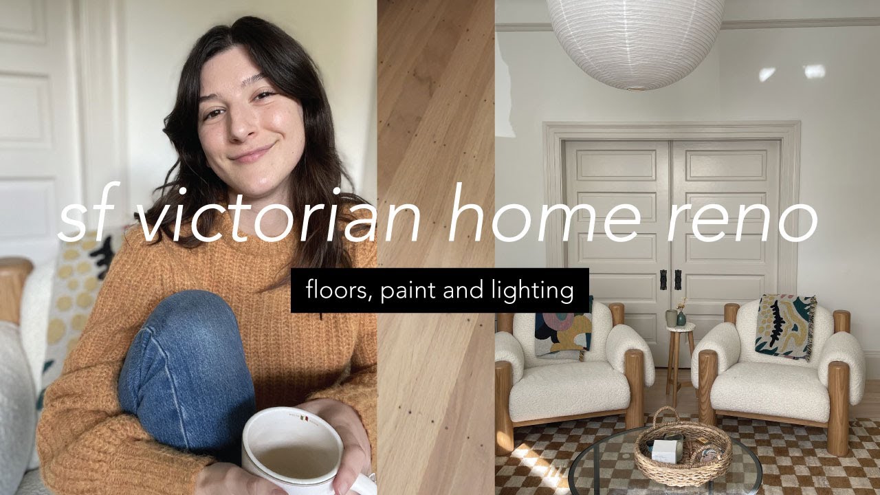 san francisco victorian home renovations | floors, paint and lights