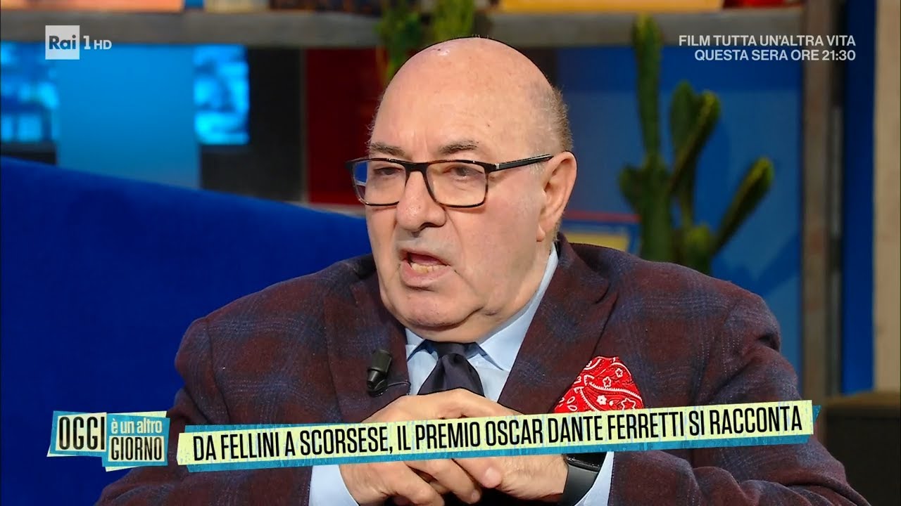 Dante Ferretti, le scenografie da Oscar di un maestro del cinema - Oggi &egrave; un altro giorno 15/03/2023