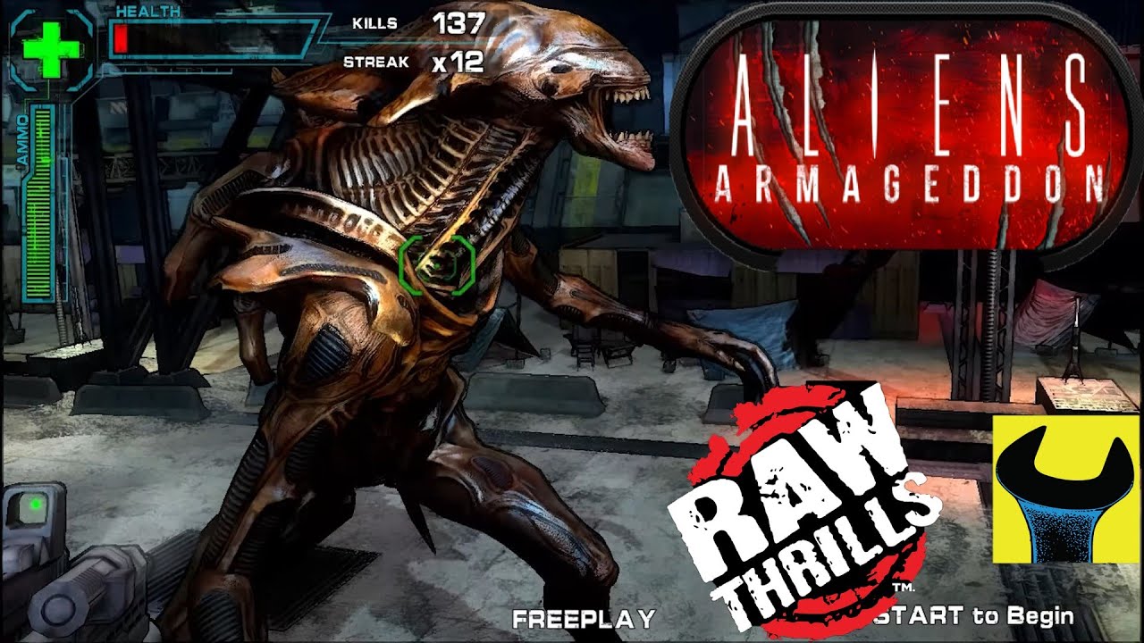 ALIEN ARMAGEDDON ARCADE - GAMEPLAY CHAPTER 3 - ALL WEAPONS FIXED