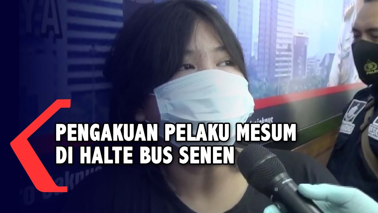 Pengakuan Pelaku Mesum di Halte Bus Senen: Emang Kenapa?