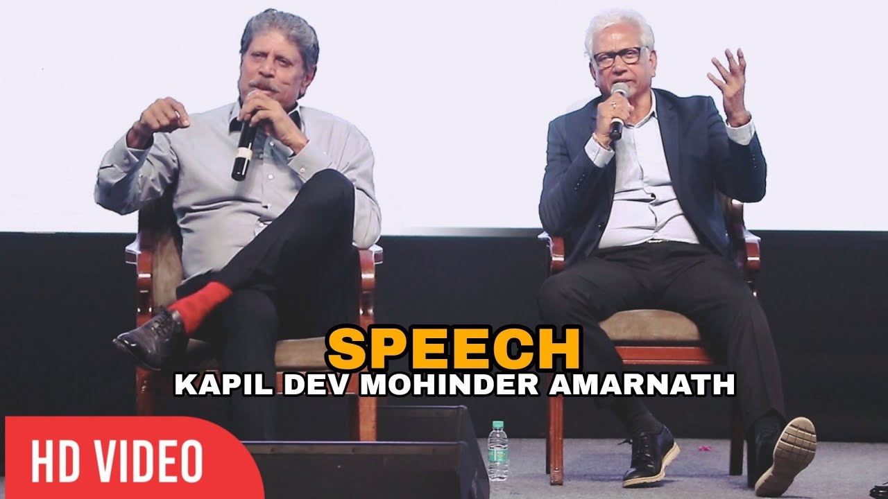 Kapil Dev & Mohinder Amarnath FULL SPEECH at IGJA AWARDS 2022