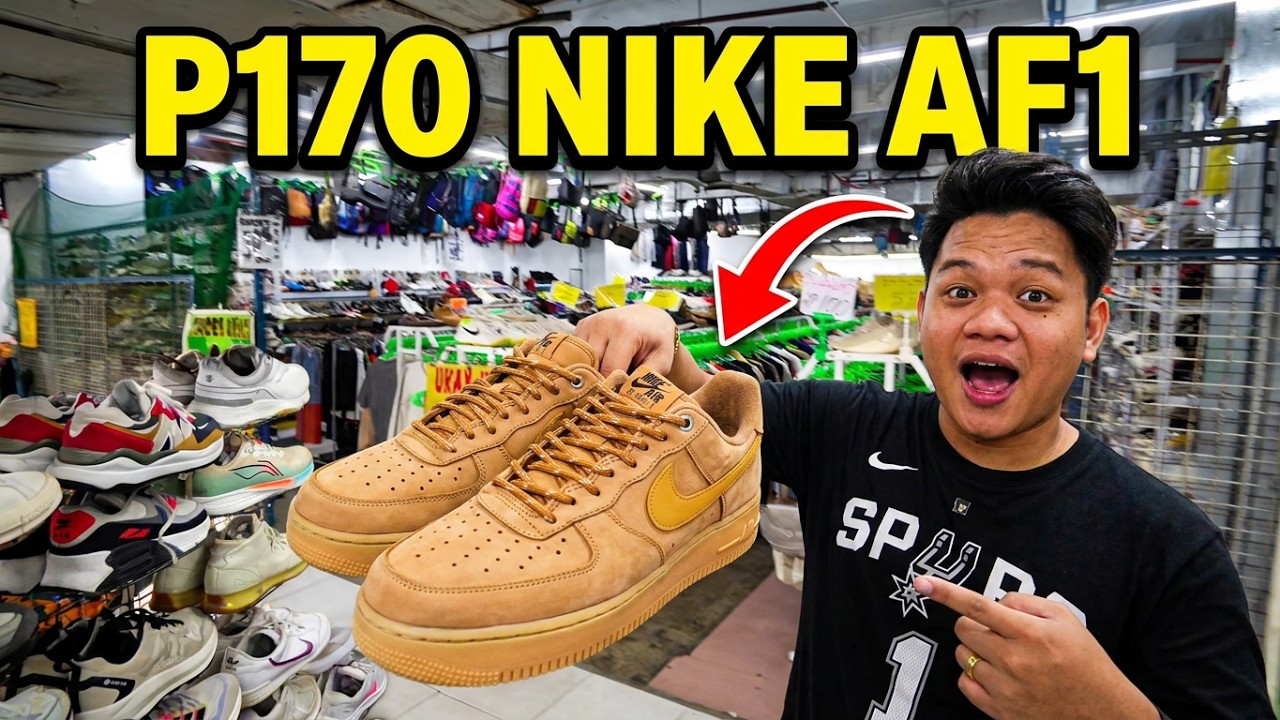May ORIGINAL Air Force 1 na ₱170 sa Ukay?! | Monumento Full Experience